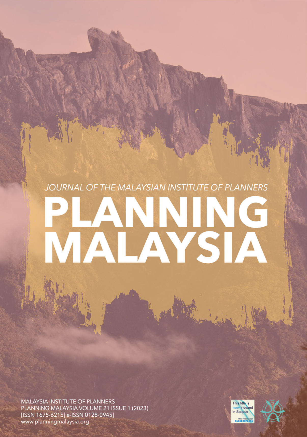 					View Vol. 21 (2023): PLANNING MALAYSIA JOURNAL : Volume 21, Issue 1, 2023
				