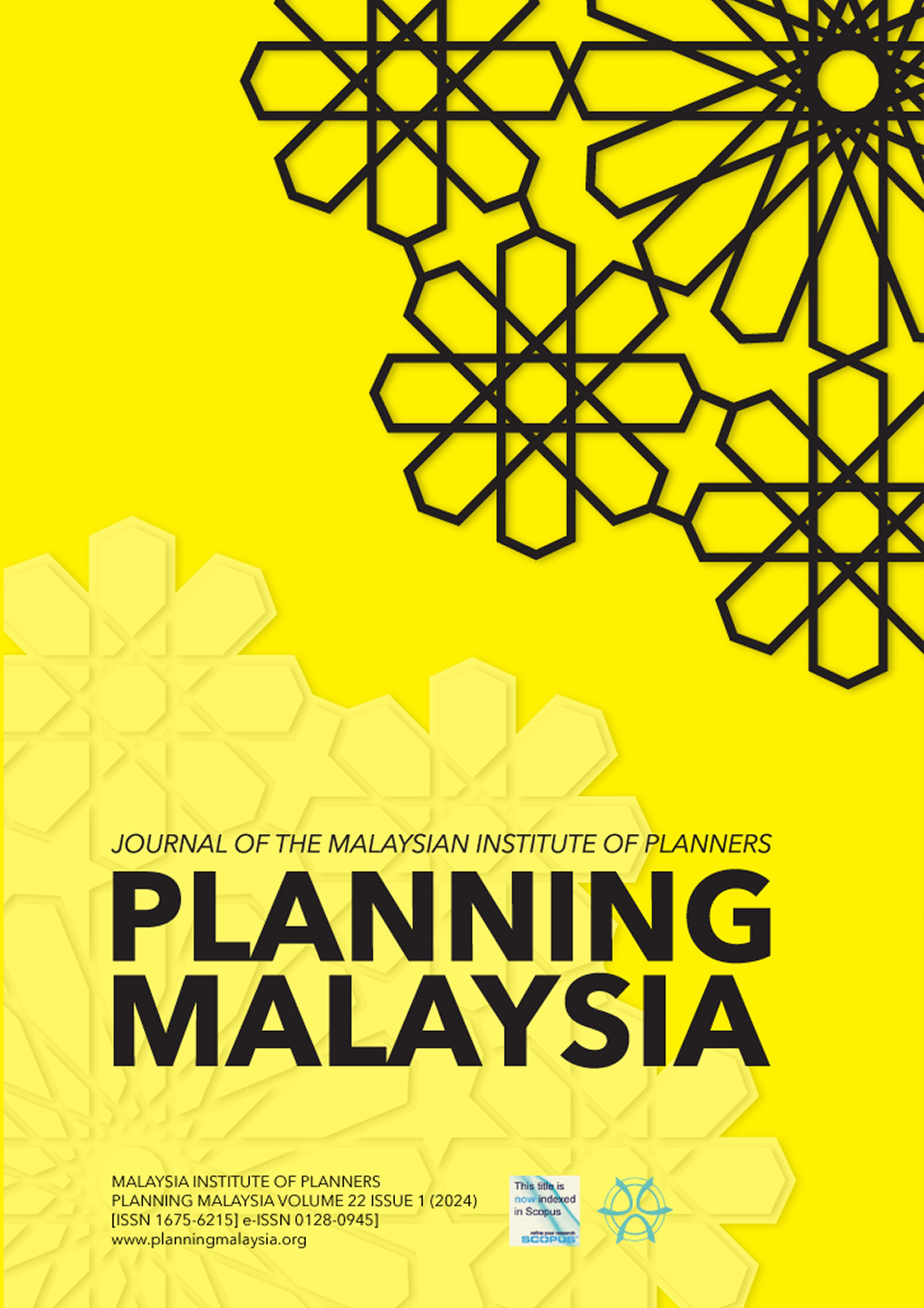 					View Vol. 22 (2024): PLANNING MALAYSIA JOURNAL : Volume 22, Issue 1, 2024
				